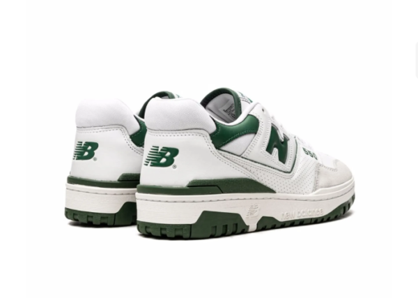 New Balance 550 "White/Team Forest Green" - Image 3