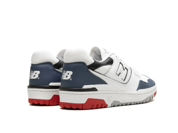 New Balance 550 "White/Navy/Red" - Image 3