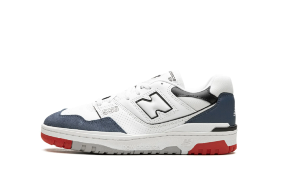 New Balance 550 "White/Navy/Red" - Image 5