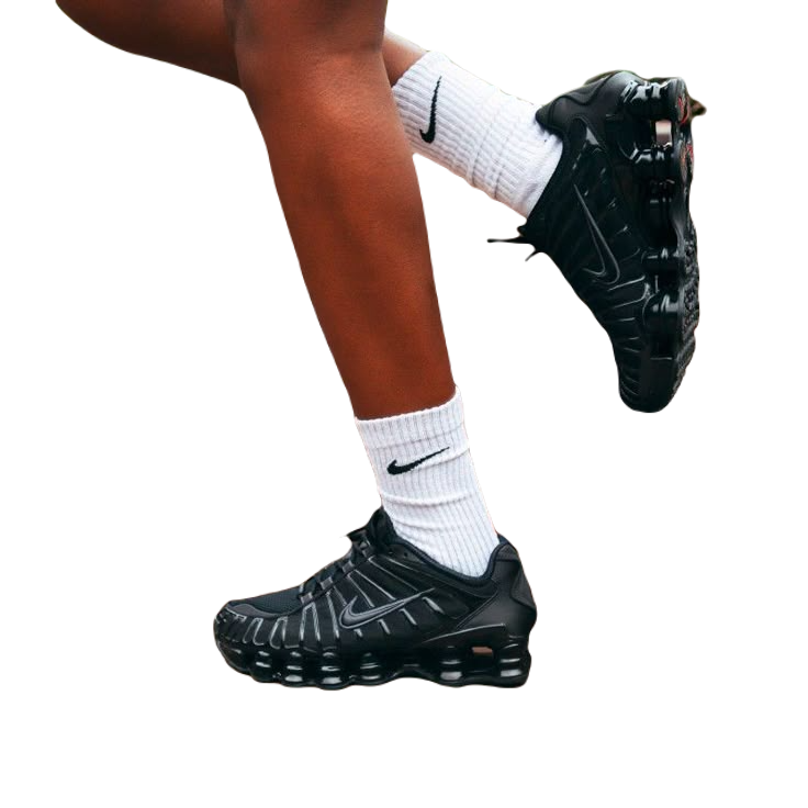 nike shox black